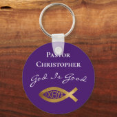 Pastor Christliche Kirche Gott ist gut Ministerium Schlüsselanhänger (Vorderseite)