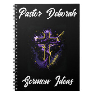Pastor Church Leader Sermon Idee Personalisiert Notizblock