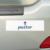 Pastor Cross2 Autoaufkleber (Auf Auto)