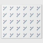 Pastor Cross2 Geschenkpapier (Flach)