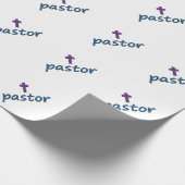 Pastor Cross2 Geschenkpapier (Ecke)