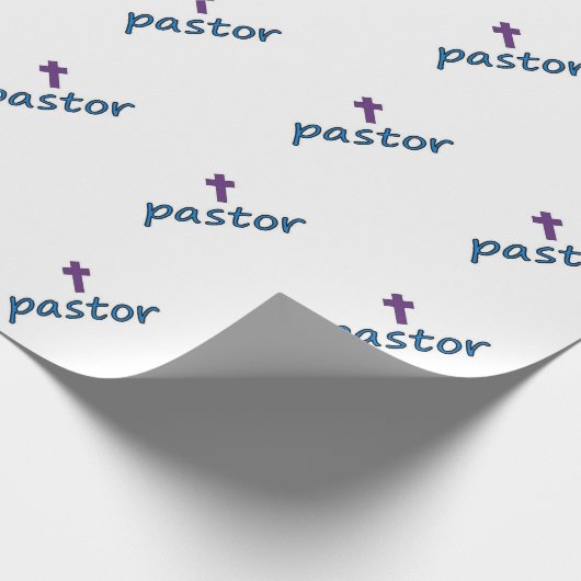 Pastor Cross2 Geschenkpapier (Ecke)