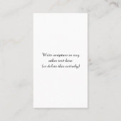 Pastor Custom Visitenkarte (Rückseite)