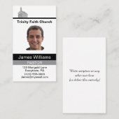 Pastor Custom Visitenkarte (Vorne/Hinten)