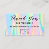 Pastor danke Ihnen Visitenkarte (Vorderseite)