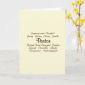 PASTOR Danke Karte (Gelbe Blume)