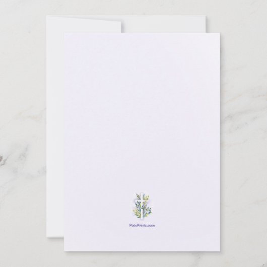 Pastor Dankeschön Karte (Rückseite)