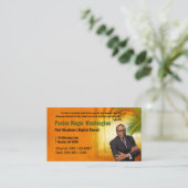 Pastor/Deacon Foto Kirche Visitenkarte (Stehend Vorderseite)