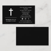 Pastor der sozialen Medien Minister Religious Fait Visitenkarte (Vorne/Hinten)