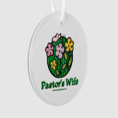 Pastor-Ehefrau - Blüte Ornament (Vorderseite)