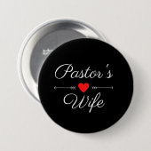 Pastor-Ehefrau Button (Vorne & Hinten)