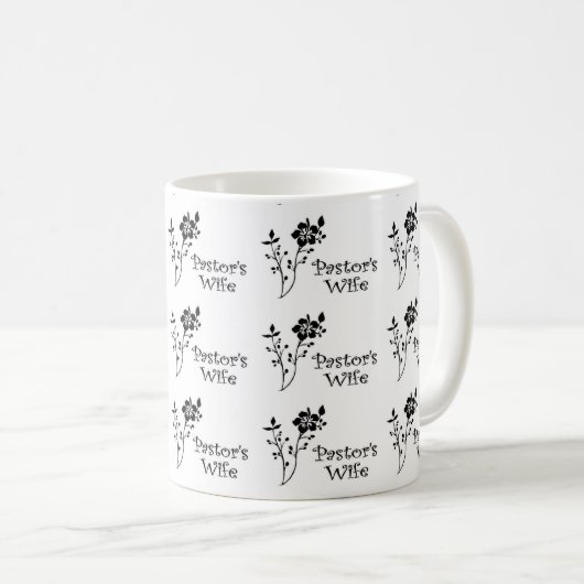 Pastor-Ehefrau-Eleganz Kaffeetasse (VorderseiteRechts)