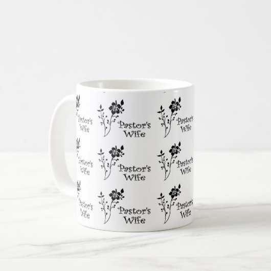 Pastor-Ehefrau-Eleganz Kaffeetasse (Vorderseite Links)