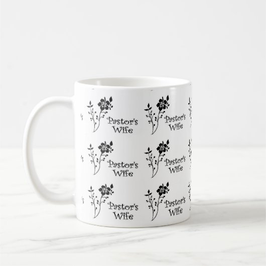 Pastor-Ehefrau-Eleganz Kaffeetasse (Links)