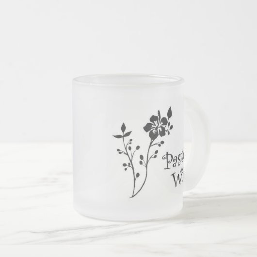 Pastor-Ehefrau-Eleganz Mattglastasse (VorderseiteRechts)