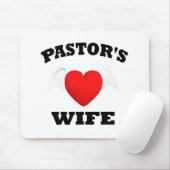 Pastor-Ehefrau Mousepad (Mit Mouse)