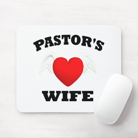 Pastor-Ehefrau Mousepad (Mit Mouse)