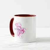 Pastor-Ehefrau-Rosa Tasse (Vorderseite Links)