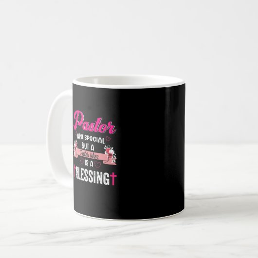 Pastor Ehefrau Wertschätzung Geschenk Christliche  Kaffeetasse (Vorderseite Links)