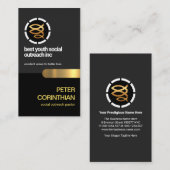 Pastor für religiöse Christliche Fischrückstände Visitenkarte (Vorne/Hinten)