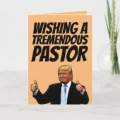 PASTOR-GEBURTSTAGSKARTEN FEIERTAGSKARTE (Vorderseite)