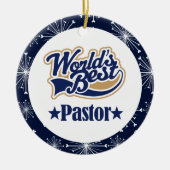 Pastor-Geschenk-Verzierung Keramikornament (Vorne)
