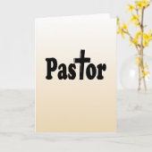 Pastor Geschenke Karte (Gelbe Blume)