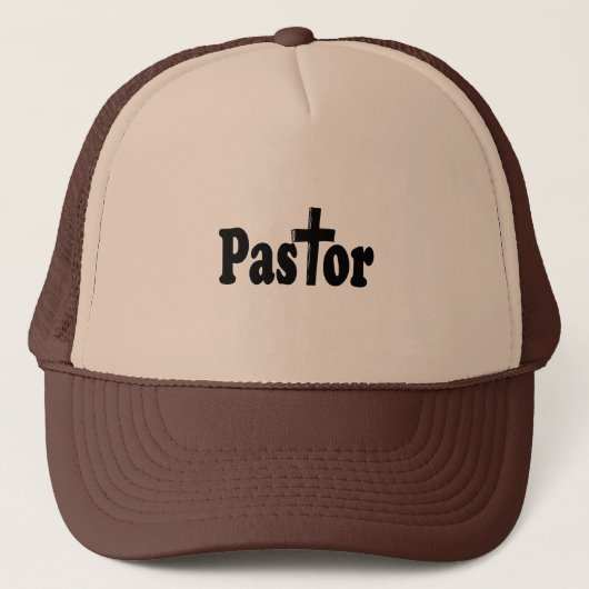 Pastor Geschenke Truckerkappe (Vorderseite)