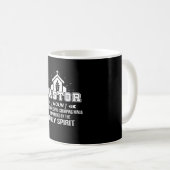 Pastor Harcore Teufel stampfender Ninja Kaffeetasse (VorderseiteRechts)