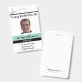 Pastor Individueller Ausweis (Vorder- & Rückseite)