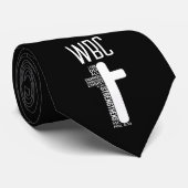 Pastor Initials Church Name Philippianer 4 13 Krawatte (Gerollt)