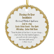 Pastor-Installations-Geschenk Personalisierter Pri