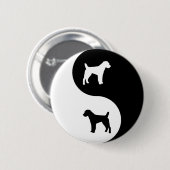 Pastor-Jack Russell Yin Yang Button (Vorne & Hinten)