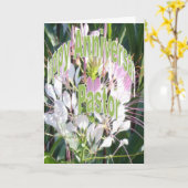 Pastor-Jahrestag Karte (Gelbe Blume)