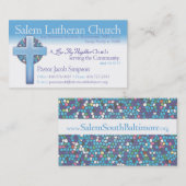 Pastor Jake Salem lutherische Kirche Visitenkarte (Vorne/Hinten)