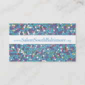 Pastor Jake Salem lutherische Kirche Visitenkarte (Rückseite)