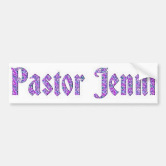 Pastor Jenni4 Autoaufkleber