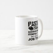 Pastor-Job-Titel-Tasse Kaffeetasse (VorderseiteRechts)