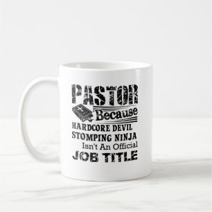 Pastor-Job-Titel-Tasse Kaffeetasse