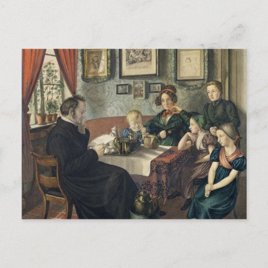 Pastor Johann Wilhelm Rautenberg und seine Postkarte (Vorderseite)