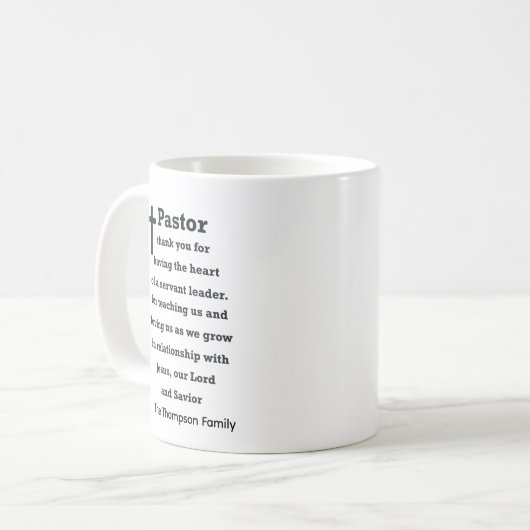 Pastor Kaffeetasse (Vorderseite Links)