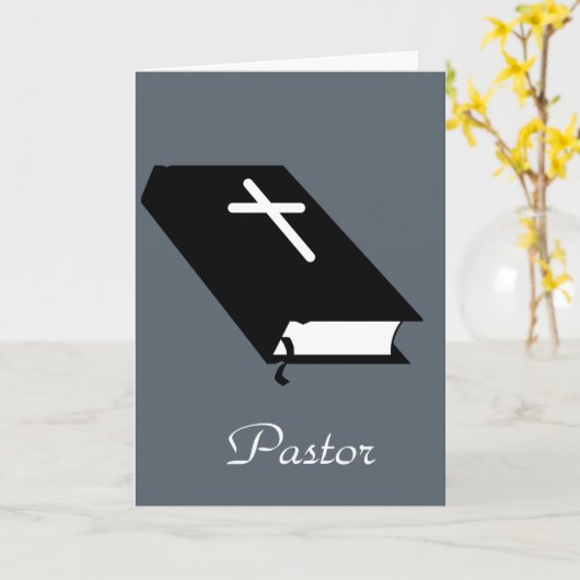 Pastor Karte (Gelbe Blume)