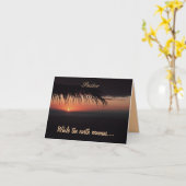 Pastor-Karte Karte (Gelbe Blume)