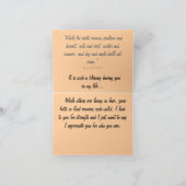 Pastor-Karte Karte (Innenseite)