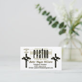 Pastor/Kirche Personalisiert Visitenkarte (Stehend Vorderseite)