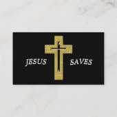 Pastor/Kirche Personalisiert Visitenkarte (Rückseite)