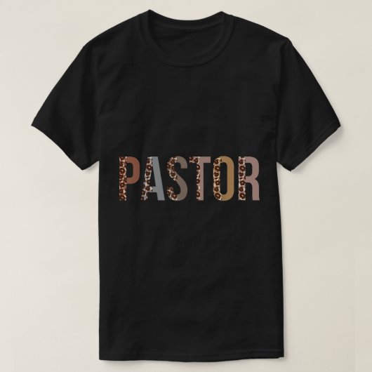 Pastor Leopard schätzen Funny für Frauen für Wo T-Shirt (Design vorne)