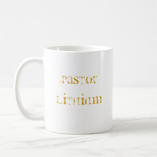 PASTOR-LITHIUM-TASSE KAFFEETASSE (Links)
