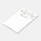 Pastor Man of God Post-it Notes Klebezettel (angewinkelt)