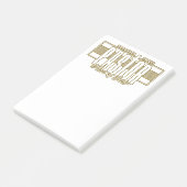 Pastor Man of God Post-it Notes Klebezettel (angewinkelt)